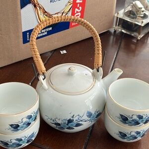 Golden China Antique Tea Set